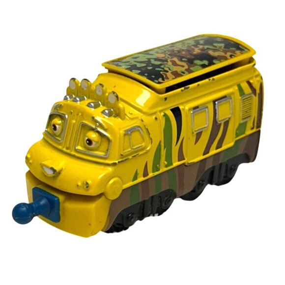 Thomas and Friends Die-Cast Chuggington Brewster Camouflage Train Toy - Picture 1 of 6